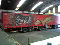 Lona para Camiones: Coca