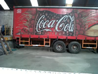 Lona para Camiones: Coca